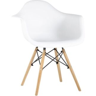 Стул белый Eames DAW УТ000004417 Stool Group