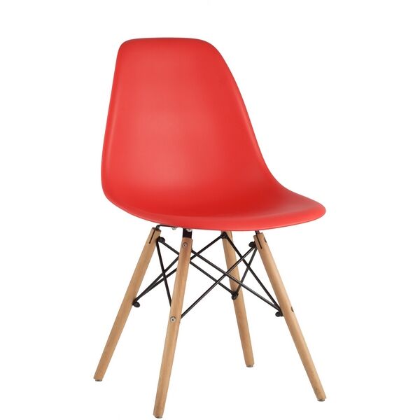 Стул Stool Group DSW красный (комплект 4 шт.)