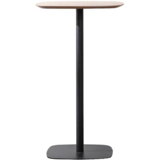 Стол барный Form 60*60 светлое дерево/черный Stool Group