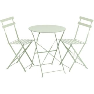 Комплект стола и двух стульев Бистро светло-зеленый Stool Group УТ000036325