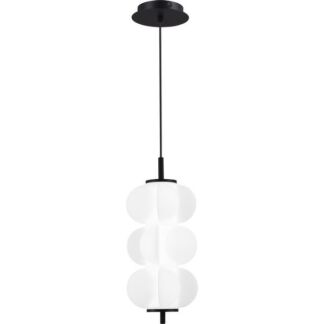 Подвесной светильник ST Luce Talisman SL6121.403.01 Черный/Белый LED 1*9W 3