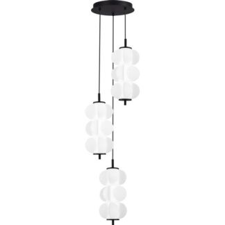 Подвесной светильник ST Luce Talisman SL6121.403.03 Черный/Белый LED 3*8W 3