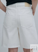 Удлинённые джинсовые шорты O`Stin