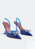 Туфли AMINA MUADDI Rosie sling pumps, синий ROSIESLINGGLASS95-PVELBL | Blue фото 5