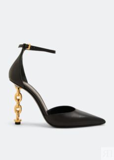 Туфли TOM FORD Chain D'Orsay pumps, черный