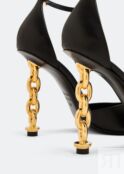 Туфли TOM FORD Chain D'Orsay pumps, черный W3101T-LCL002-U9000 | Black фото 3