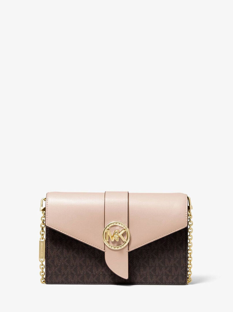 Сумка Michael Kors Convertible Crossbody Bag 32S0G00C6B BROWN SOFT PINK Med B00480 фото 1