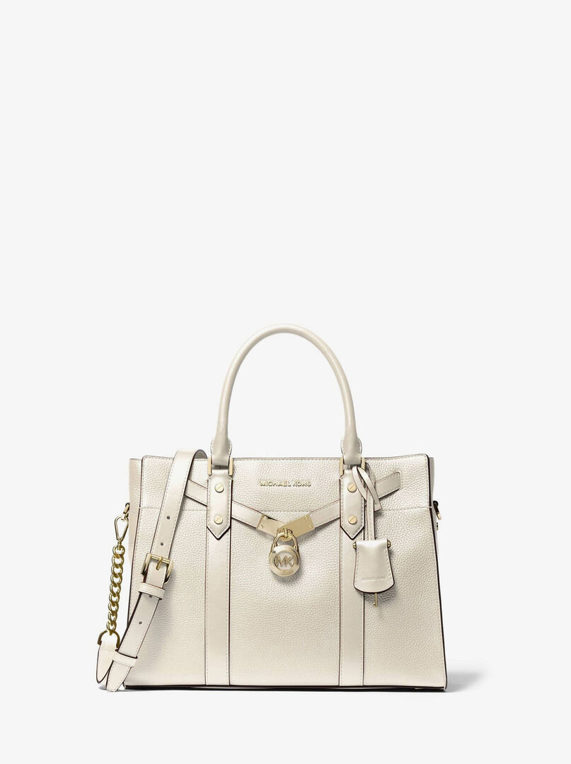 Сумка Michael Kors Nouveau Hamilton 30F9L0HS1L WHITE Medium B00663 фото 1