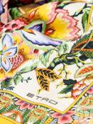 Шелковый платок с набивным флористическим паттерном ETRO