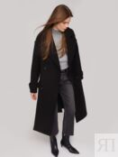 Длинное пальто-тренч с рукавами реглан и поясом Zolla