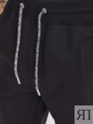 Утеплённые трикотажные брюки-джоггеры в спортивном стиле zolla