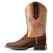 Ботинки Ariat Round Up Wide Square Toe StretchFit Western Boot