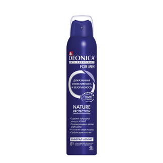 DEONICA FOR MEN Антиперспирант NATURE PROTECTION 200.0