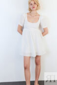 Платье baby-doll мини с коротким рукавом befree