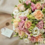 Цветы в шляпной коробке «Зефир» 136297 фото 3