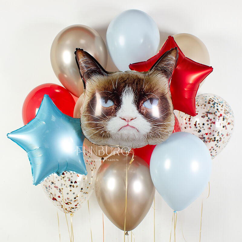 Набор шаров «Grumpy Cat» 373098 фото 1