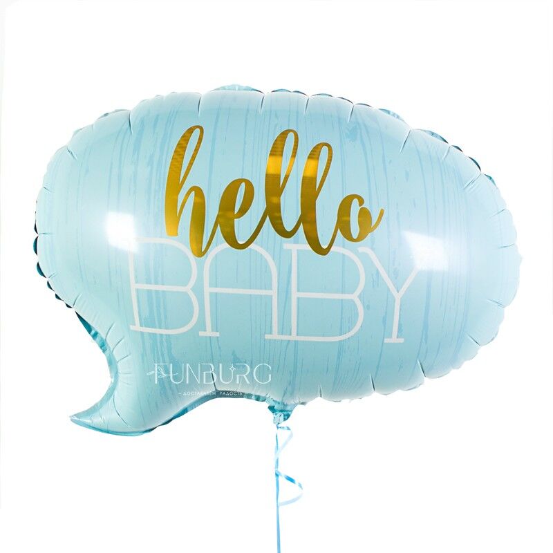 Шар из фольги «Hello Baby» для мальчика 165509 фото 1
