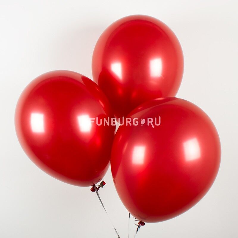 Воздушные шары «Chrome» красный 259213 фото 1