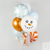 Связка воздушных шаров «Snowman» 280392 фото 1