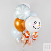 Связка воздушных шаров «Snowman» 280392 фото 2