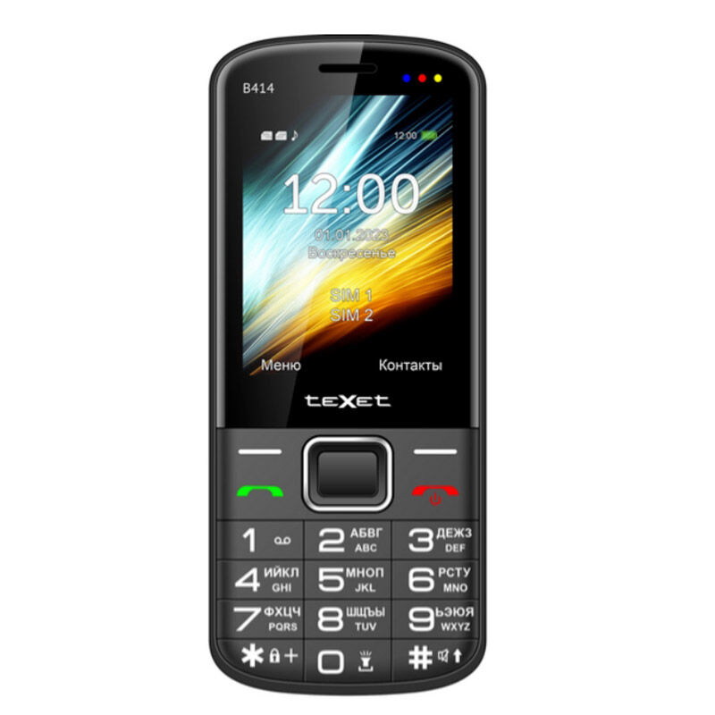 Сотовый телефон teXet TM-B414 Black фото 1