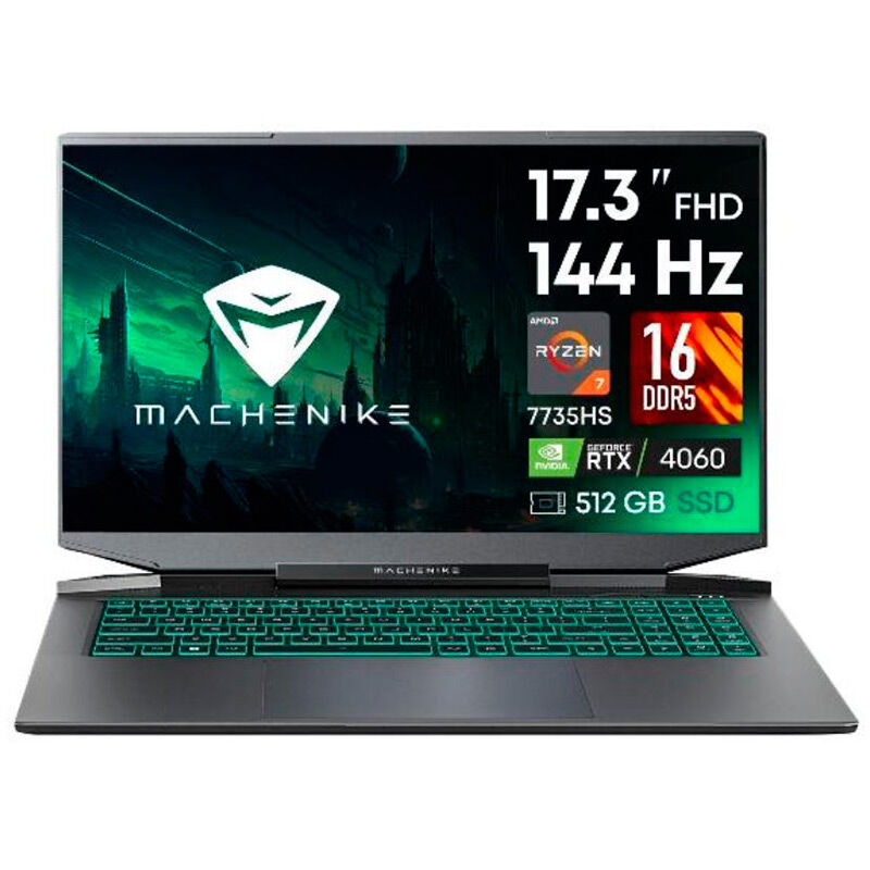 Ноутбук Machenike L17A Star JJ00GH00ERU (AMD Ryzen 7 7735H 3.2GHz/16384Mb/5 фото 1