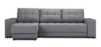 Угловой диван BOSS XL SE Рогожка Vento серый