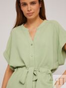 Блузка-рубашка на кулиске с коротким рукавом zolla