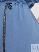 Платье-футболка мини с кулиской на талии zolla