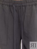 Льняные брюки-джоггеры на резинке Zolla