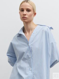 Рубашка Клэр с асимметрией воротника