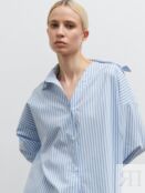 Рубашка Клэр с асимметрией воротника