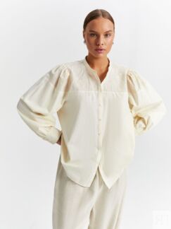 Блуза из хлопка с кокеткой (54) Lalis