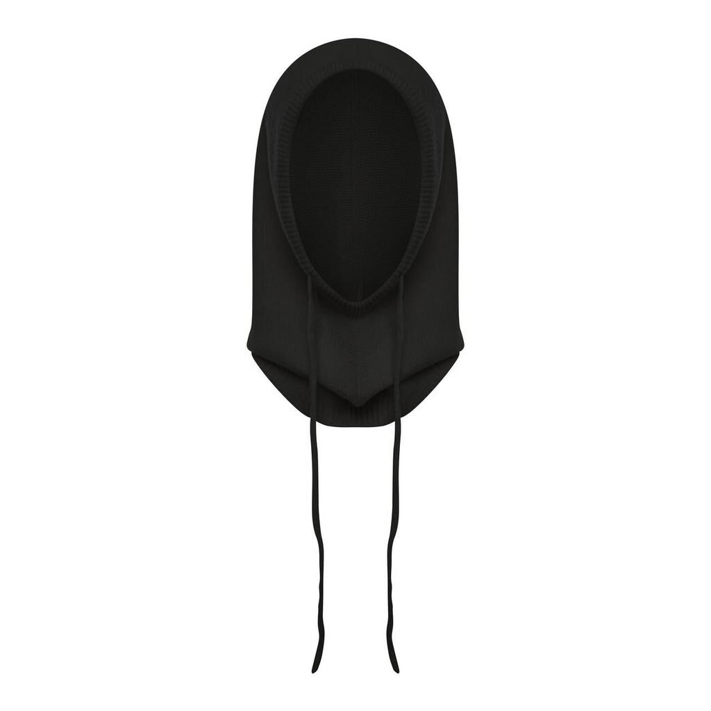Капор из шерсти ягненка и кашемира черный цвет - Упаковка стандартная MYARI