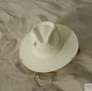 Шляпа федора FF03 из соломки тойо в сливочном оттенке (размер 57-58) MYARI