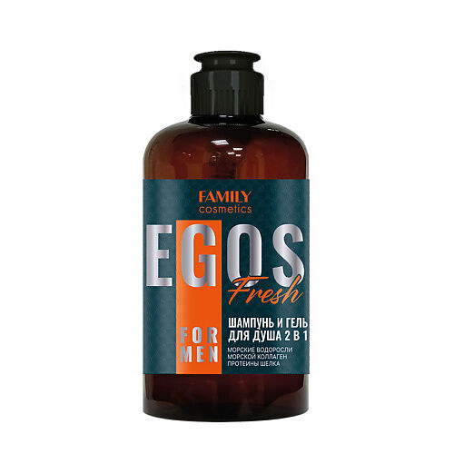 FAMILY COSMETICS Шампунь и гель  для душа 2 в 1 Fresh серии EGOS for men 47 MPL315130 фото 1