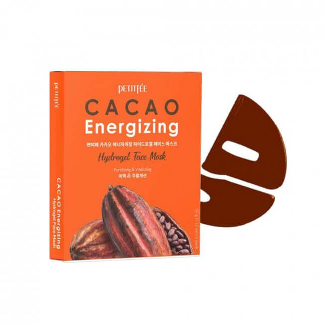 Гидрогелевая маска Petitfee Cacao Energizing Hydrogel Face Mask фото 1