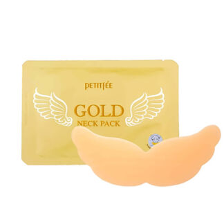 Маска для шеи Petitfee Gold Neck Pack Hydrogel Angel Wings