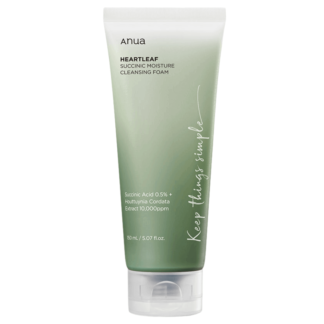 Пенка для умывания Anua Heartleaf Succinic Moisture Cleansing Foam