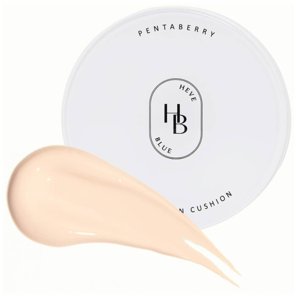 Кушон для лица HEVEBLUE Pentaberry Panthenol Repair Glow Foundation Cushion фото 1