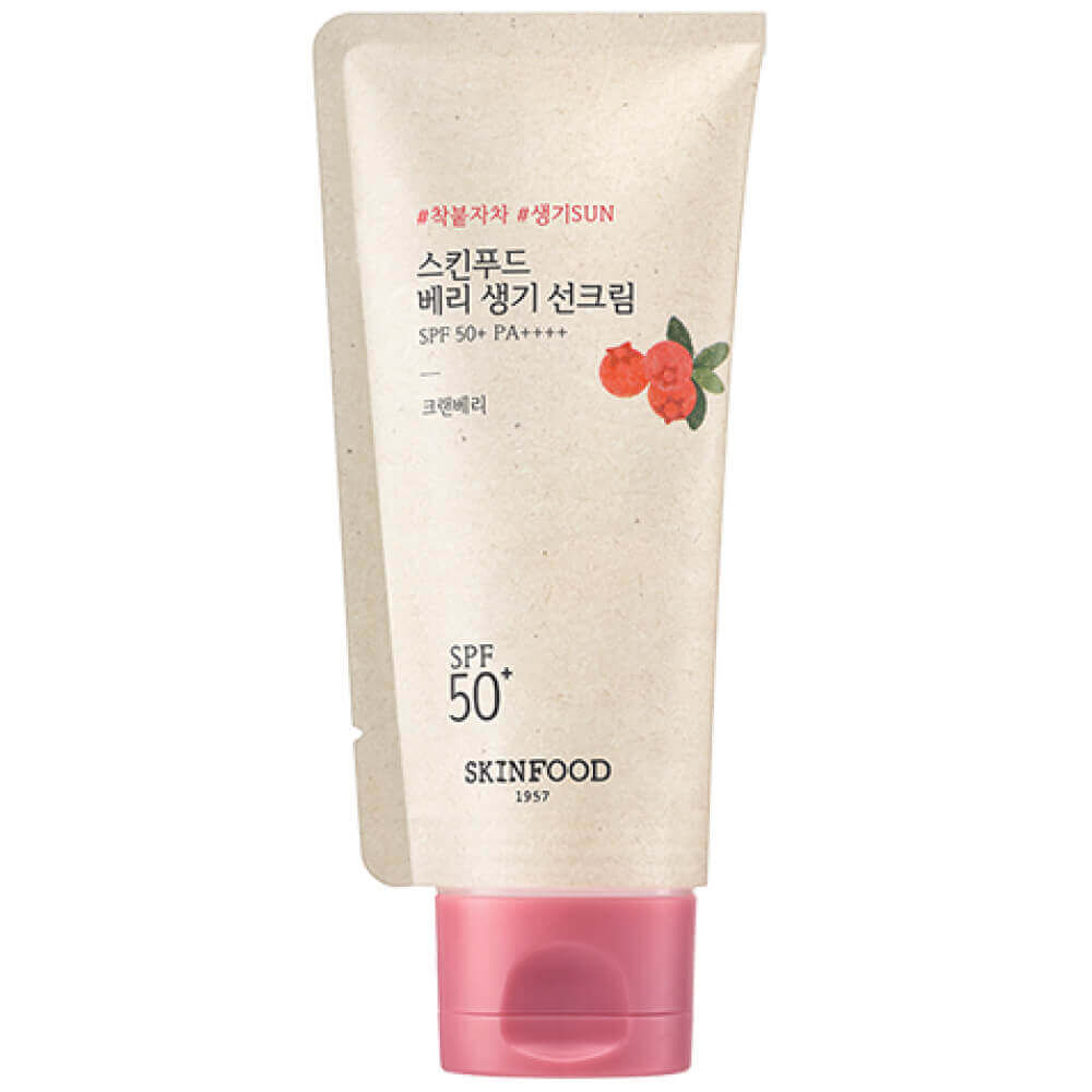 Солнцезащитный крем Skinfood Berry Glowing Sun Cream SPF 50+ PA++++