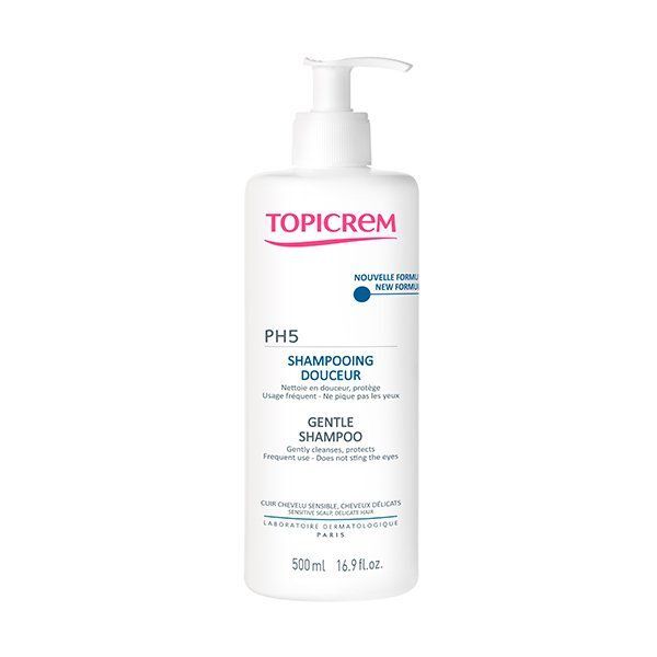Шампунь для чувствительной кожи головы мягкий pH5 Topicrem/Топикрем 500мл L