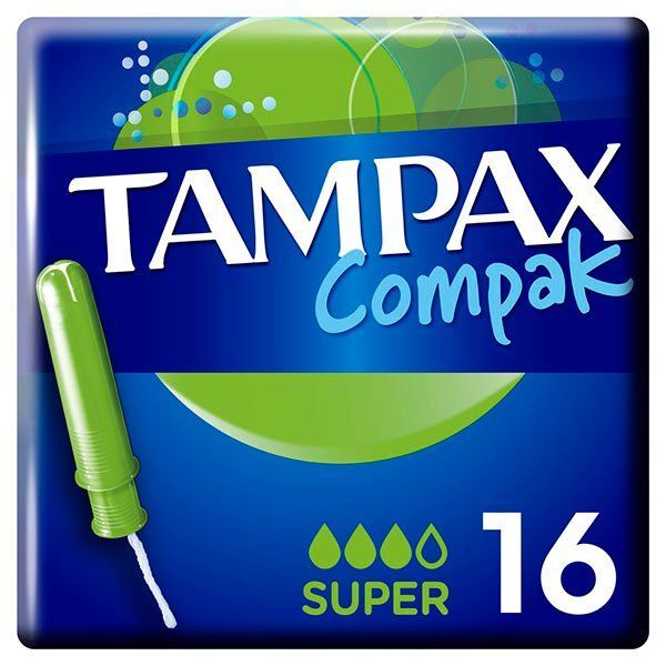 Тампоны с аппликатором TAMPAX (Тампакс) Compak Super, 16 шт. Procter & Gamb 2983660 фото 1