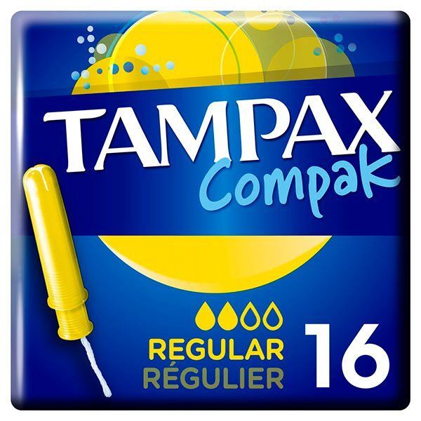 Тампоны с аппликатором TAMPAX (Тампакс) Compak Regular, 16 шт. Procter & Ga 2983660 фото 1