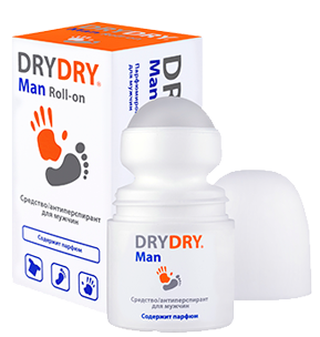 Дезодорант Dry Dry (Драй Драй) антиперспирант для мужчин Man Roll-on 50 мл