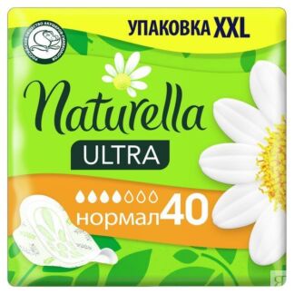 Прокладки гигиенические ароматизированные с крылышками Ultra Camomile Norma