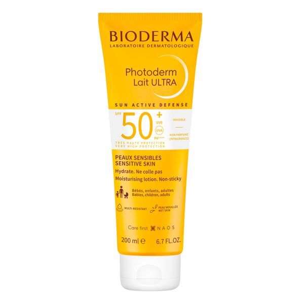 Молочко солнцезащитное для чувствительной кожи SPF50+ Ultra Photoderm Biode 2433702 фото 1