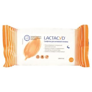 Салфетки влажные для интимной гигиены Lactacyd/Лактацид 15шт ЗетТек ООО