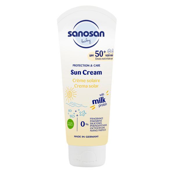 Крем солнцезащитный для детей с рождения SPF50+ Baby Sanosan/Саносан 75мл M
