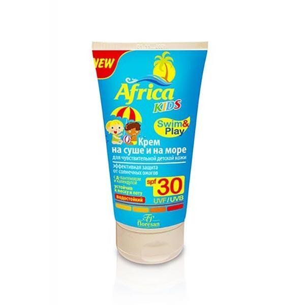 Крем солнцезащитный для детской кожи на суше и на море SPF30 Africa Kids Fl 486922 фото 1